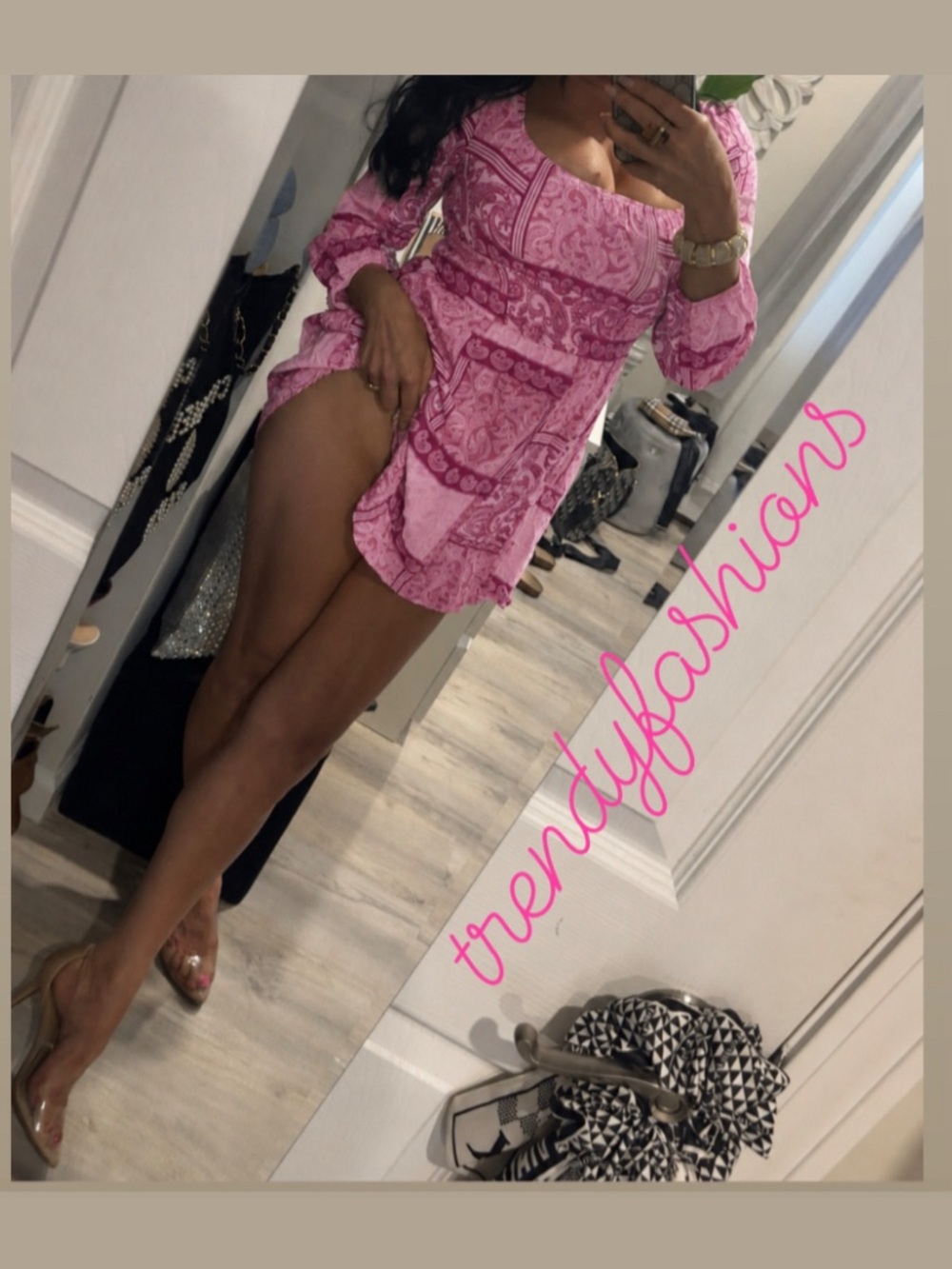 🌸Pink sundress XS
